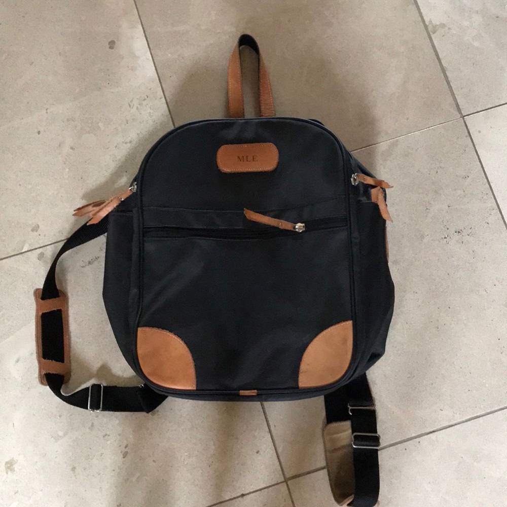 Jon Hart “Initials” Black Backpack
